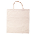 R08518.13 - 140 g/m2 cotton bag - short handles, beige 