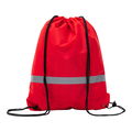 R08696.08 - Promo backpack with reflective tape, red 