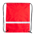 R08696.08 - Promo backpack with reflective tape, red 