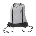 R08703.01 - Flash reflective drawstring backpack, silver 