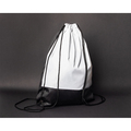 R08703.01 - Flash reflective drawstring backpack, silver 