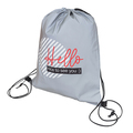 R08704.01 - Deva reflective drawstring backpack, silver 