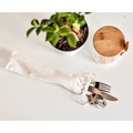 R17156.13 - Nantes Cutlery Set in Cotton Bag, beige/silver 
