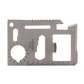 R17498.01 - Credit card-shaped multitool, silver 