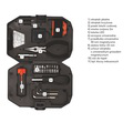 R17539.02 - Smart DIY tool set, black/red 
