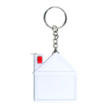 R17616 - Keyring with 2 m tape measure, white 