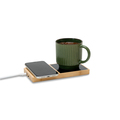 R22113.13 - Valais wireless charger with a cup warmer, beige 