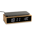 R22115.13 - Conti wireless charger with clock, brown 