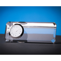 R22186.00 - Crisitalino paperweight with clock, colorless 