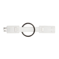 R50176.06 - Hook Up USB keyring, white 