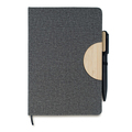 R64209.21 - Fold notepad & pen set, grey 