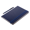R64214.42 - Abrantes notepad & pen set, dark blue 