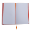 R64231.15 - @ 130x210/80p plain notepad, orange/white 