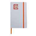 R64231.15 - @ 130x210/80p plain notepad, orange/white 