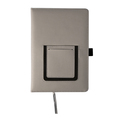 R64248.21 - Eibar notepad with phone pocket, grey 