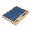 R64258.42 - Forest pen and notebook gift set, dark blue 