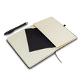 R64270.02 - Blanko notebook with a white erasable board, black 