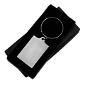 R73203.01 - Visible metal keyring, silver 