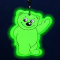 R73245.51 - Beary safety keyring, dark green 