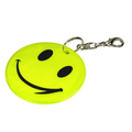 R73246 - Happy reflective keyring, yellow 