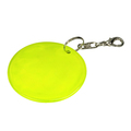 R73246 - Happy reflective keyring, yellow 