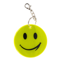 R73246 - Happy reflective keyring, yellow 