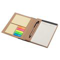 R73661.02 - Kraft Paper notepad with memo set, black/beige 