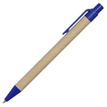 R73795.04 - Kraft notepad with ballpen, blue/beige 