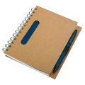 R73796.04 - Envivo notepad with ballpen, dark blue/beige 