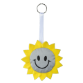 R73837 - Sun reflective keyring, yellow/silver 