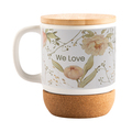 R85317.06 - Ceramic mug with sublimation coating Giulio , white 